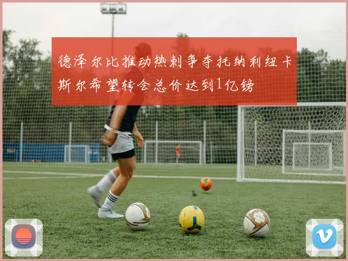 德泽尔比推动热刺争夺托纳利纽卡斯尔希望转会总价达到1亿镑